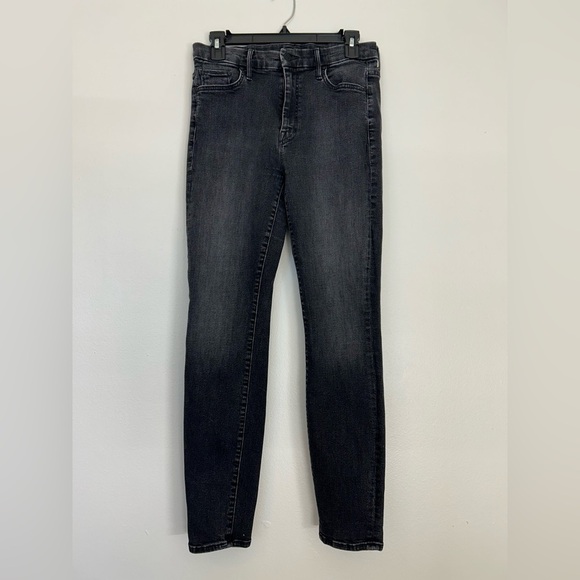 MOTHER High Waist Looker Jean Black Hawk Wash Size 29 - Picture 1 of 13